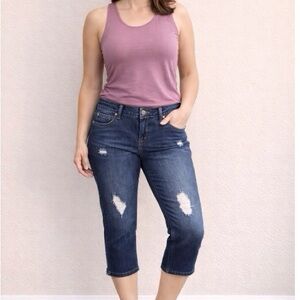 Jean en denim stretch - bleu foncé - Kiabi - 20.00